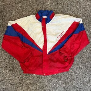 Vintage Firestone Racing Jacket Size M Windbreaker Race Car VTG 90s NASCAR